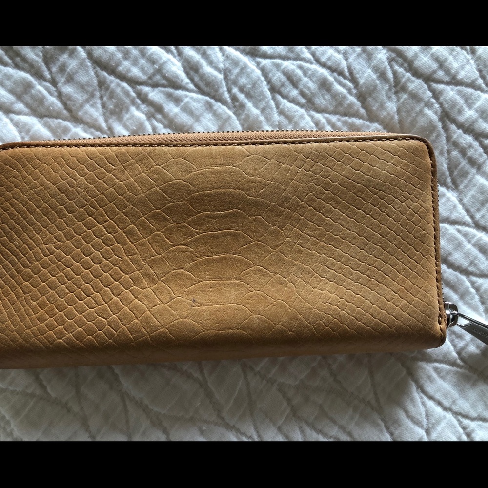 Michael Kors Python Embossed Tan Leather Wallet - image 2